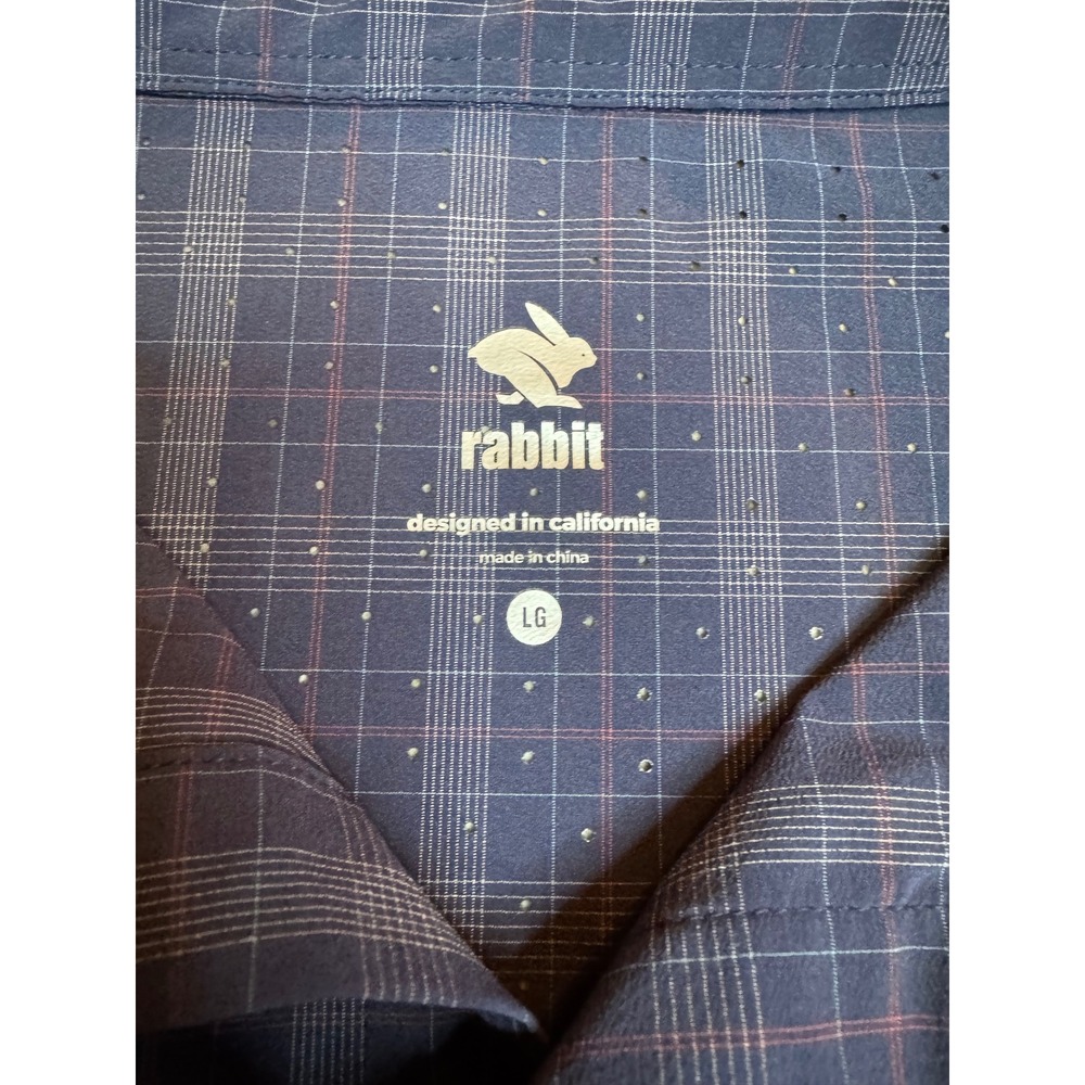 Rabbit Performance Running Shirt Button Down Athl… - image 2